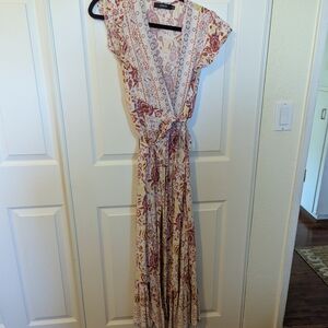 Bohemian Floral Maxi Dress